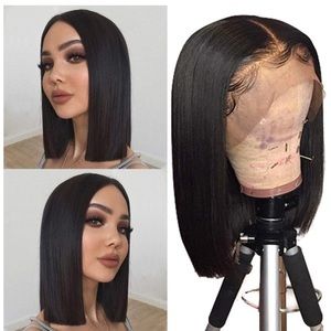13*4 Straight Lace Front Human Hair Wig
